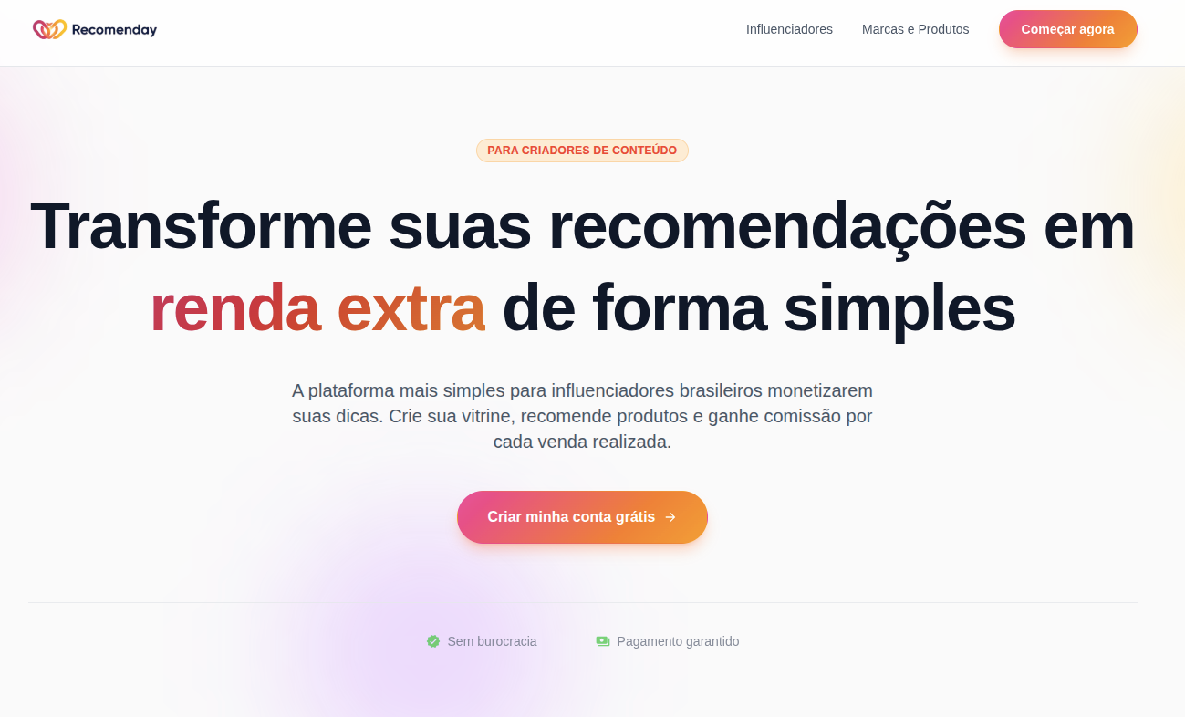 Dashboard de Recomenday